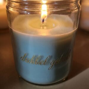 Blauwe Hemels Geluk Kaars<br>Licht & Warmte